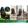 Wood Beaded Comfort Seat Cover with Cooling Ventilated Mesh Lumbar