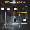 24000 Lumen LED Work Lights with Stand, Floodlight Work Light
