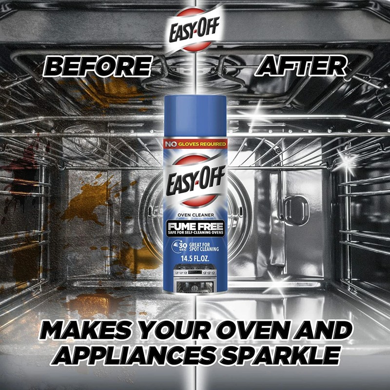 Easy-Off Fume Free Oven Cleaner Spray, Safe For Self-Cleaning Ovens,