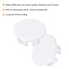 uxcell 2Pcs Sink Overflow Cover Basin Trim Copper Overflow Rings