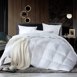 Softland Down Duvet 200 x 220 cm Luxurious Natural Product Duvet Quilt Blanket White 2200 g
