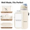Icesip Water Bottle Holder Bag with Detachable Phone Pocket for