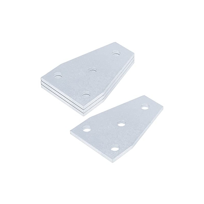 heneng 4 Pcs 4 Hole Flat Tee Plate for 1-5/8"