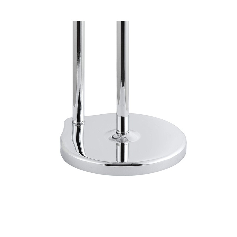 SunnyPoint Free Standing Bathroom Toilet Paper Holder Stand with Reserve,