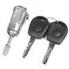 LoreenCar 1U0837168 Front Right Driver Side Door Lock Barrel with
