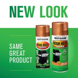 Rust-Oleum 241232-6PK High Heat Ultra Spray Paint, 12 oz, Aged Copper, 6 Pack