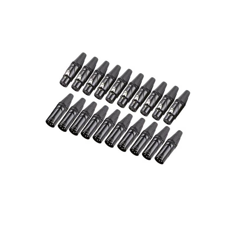MFL. Conector de cable XLR de 3 pines macho y