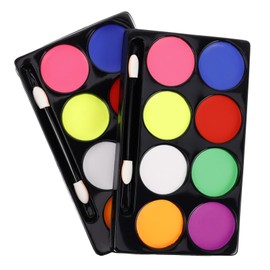 Healvian Colorful Oil- Paint Palette Color Body Paint for Festivals Parties and Stage Makeup Easy to Wash User-friendly for Boys and Girls and Cosplay