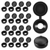Plastic Hinged Screw Cover Caps Fold Screw Snap Covers Washer