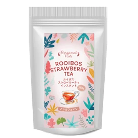 Rooibos Tea Strawberry Powdery Tea (Easy: Quickly Dissolves in Hot or Cold Water) Commercial Instant Tea (100, g)