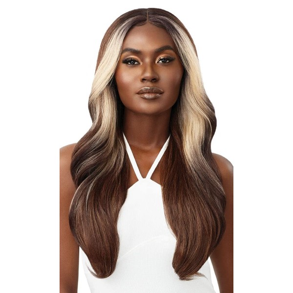 Outre Synthetic Swiss HD Lace Front Wig - SEPHINA (DR4/FAIBL)