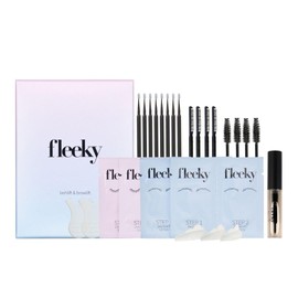 fleeky Eyebrow & Eyelash Lifting Set - Vegan & Cruelty-Free Lash & Brow Lifting Kit for the Look on Fleek, Natural Expressive Eyelash Swing & Perfectly Styled Brows