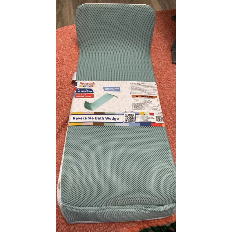Hopscotch Lane Reversible Bath Wedge With Breathable Mesh NWT