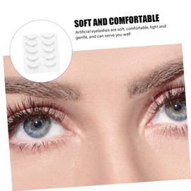 OATIPHO 5 Pairs Natural Performance False Eyelashes Lightweight Wispy Fake Lashes for Stage Everyday Use Easy to Apply Comfortable Wear Enhances Eye Appearance