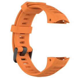 Anuoli Band Compatible With Garmin Instinct Bands,Soft Silicone Replacement Bands for Garmin Instinct 2 / Instinct Esports/Solar/Tide/Tactical (Orange)