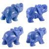 mookaitedecor Aventurine Blue Crystal Elephant Figurine Sculpture in Hand Reiki
