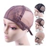 Double Lace Wig Cap with Adjustable Strap Hair Net Wig