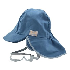 Pickapooh Baby and Kids’ Tom Sunhat with UV Protection, Made of Pure Organic Cotton (Tom-uv) - jeans colour, size: 42