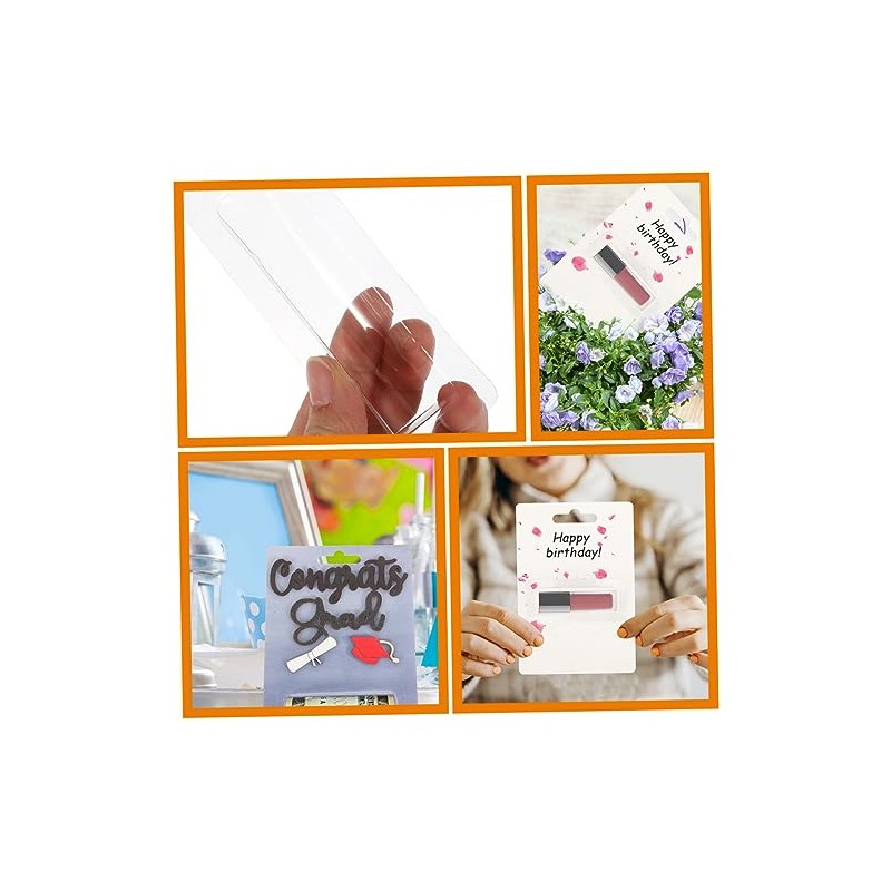 50 Pcs tarjetero para tarjetas de presentacion id holder porta