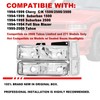 SAFAUTOPARTS Headlights Assembly Pair for 1994-1998 OBS Chevy Silverado C/K