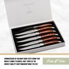 Trudeau Laguiole Steak Knives Set of 6 – Premium Stainless