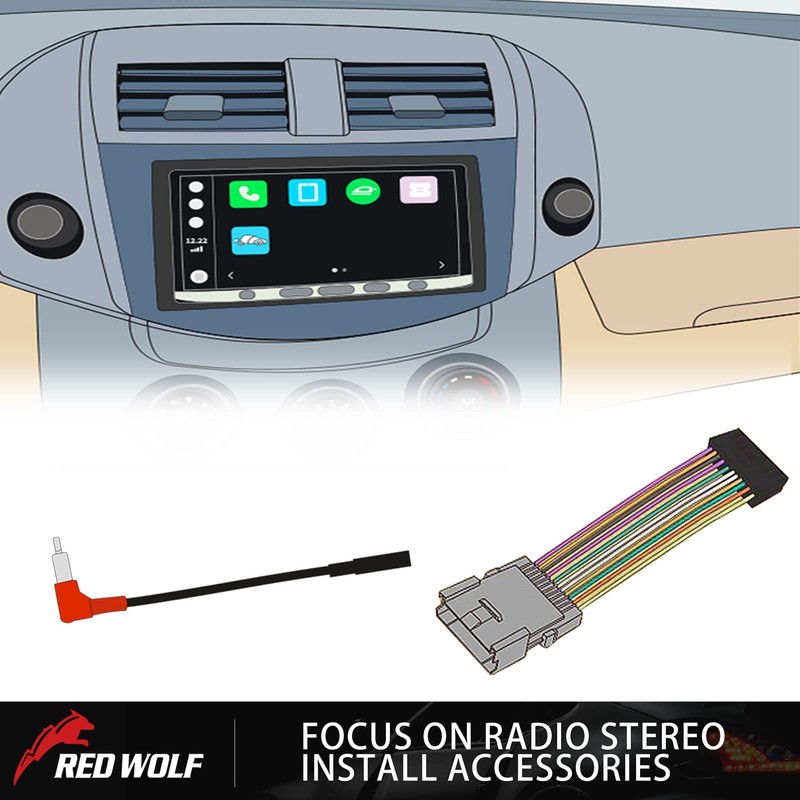 RED WOLF Replacement with Ford F150/F250 Lincoln Mercury 2003-2013 Stereo