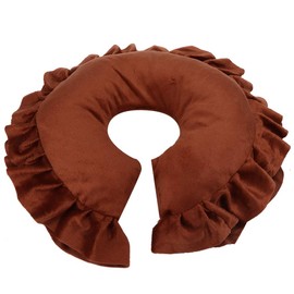 Soft Face Pillow, Head Cushion SPA Massage Bed Pillow U Shaped Neck Support Cushion Beauty Salon Massage Table Facial Relax Pillow Travel Flight Neck Pad Body Relax Salon Massage Mat(Coffee)