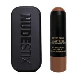 NUDESTIX Tinted Blur Sculpt Stick – Cream-to-Powder Matte Contour Stick for Natural Face Sculpting & Definition | Lightweight, Blendable, Vegan & Clea