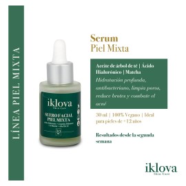 Sérum Piel Mixta Ácido Hialurónico Antiacné Iklova
