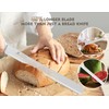 CoquusAid Resharpenable Bread Knife for Homemade Bread, 11.6-Inch Multifunction Serrated