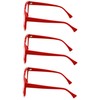 V.W.E. 3 Pairs Women Bold Reading Glasses - Comfortable Oversized