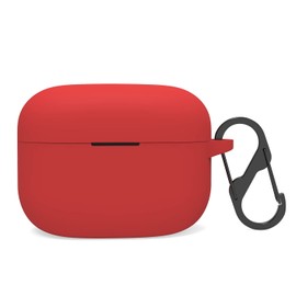 Leetoyi Protective Case Compatible with Sony LinkBuds S Truly Wireless Earbud,Shockproof Case Cover with Keychain (Red)