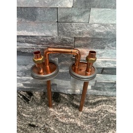 CoProof 1/2” Tandem Mason Jar Thumpers for Wide Mouth Half Gallon Mason Jar A14