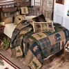 Black Bear & Pines Quilt Bed Set - Twin