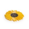Charles Viancin Silicone Sunflower Trivet/Counter Protector, 6-Inch, Yellow