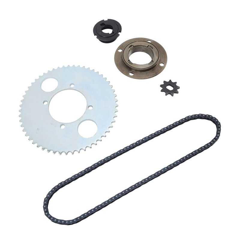 T8F Chain Sprocket Kit Steel 116 Link Drive Chain with