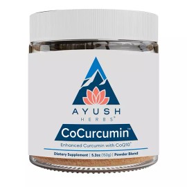 Ayush Herbs CoCurcumin 30 Servings Ayush Herbs