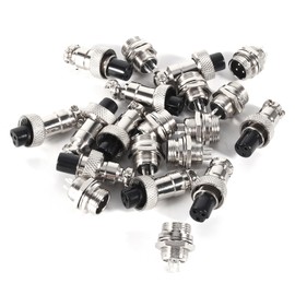 10 Set GX12 3Pin 12mm Aviation Plug Male Female Metal Socket Connector