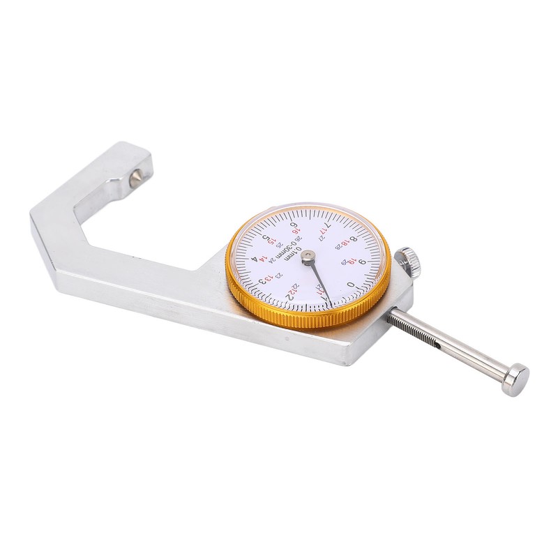 Thickness Gauge Tool Round Dial Indicator Handheld Portable Tester Caliper