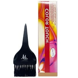 Color Touch 6/0 Dark Blonde/Natural Hair Color 2 Oz and M Hair Designs Tint Brush (Bundle)