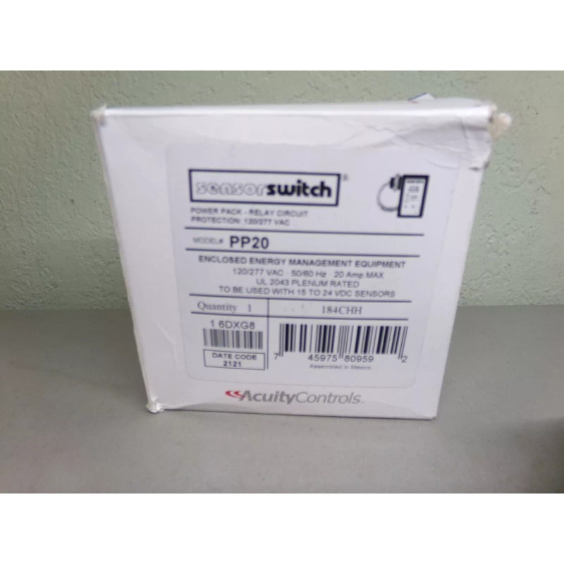 ACUITY SENSOR SWITCH PP20 POWER PACK RELAY CIRCUIT 120/277VAC