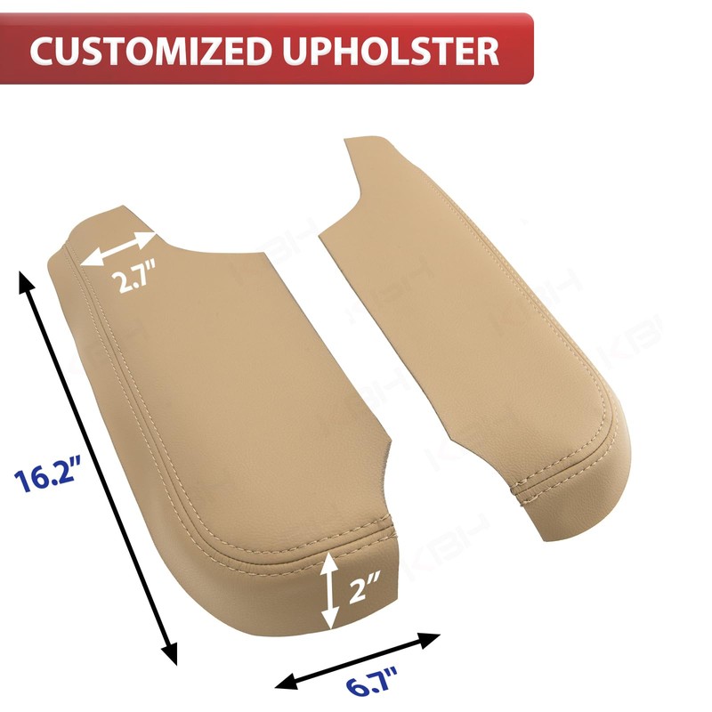 KBH Front Door Panel Armrest Cover Replacement for 2008 2009