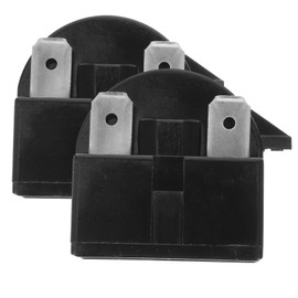 Operitacx 2 Stücke Ptc Hitzeschutzschalter Ersatz Kompressor Starter Griffe Kühlschrank Kühlschrank Gefrierschrank Überlastschutz Zubehör Startschutz Kunststoff