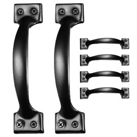 Gadpiparty 6pcs Gate Handle Metal Handle 5 Gate Pull Handle Shed Door Handle Fence Gate Handles for Wooden Fences Outdoor