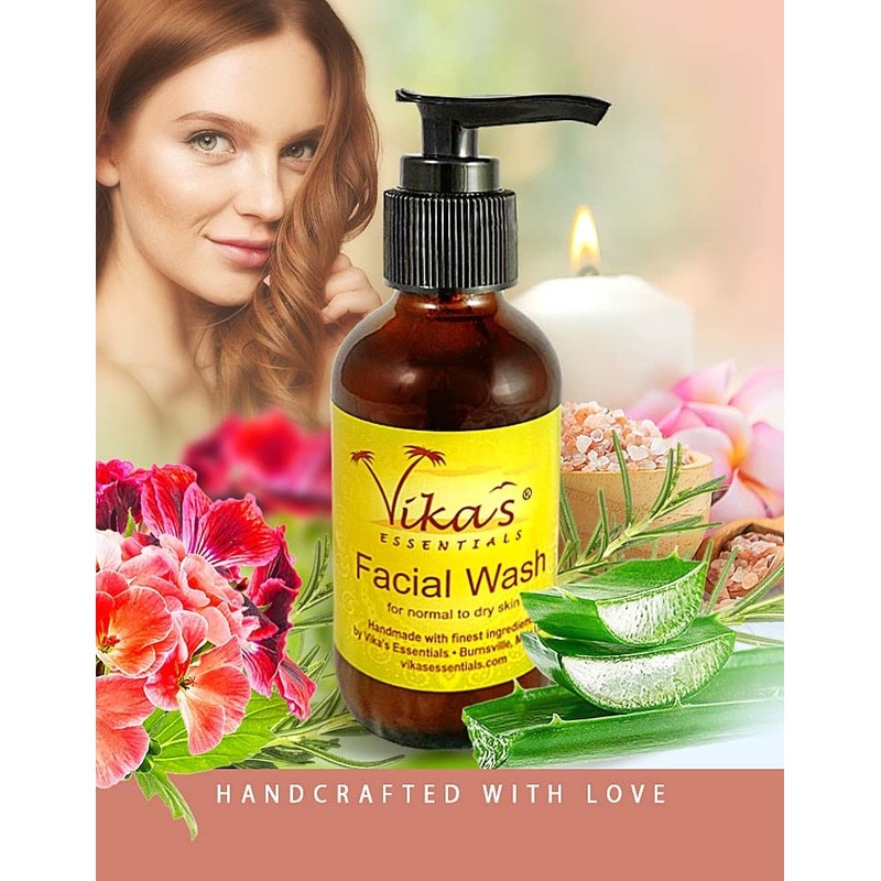 Vika's Essentials Facial Wash for dry skin