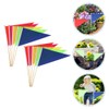 POPETPOP Bunting Flags, Pack of 10 Mini Hand Hold Flag,