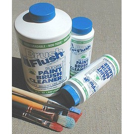 Brush Flush Gallon 128 Ounces Non-Toxic Biodegradable Brush Cleaner for Oil and Latex