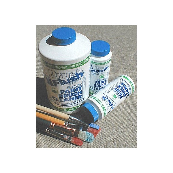 Brush Flush Gallon 128 Ounces Non-Toxic Biodegradable Brush Cleaner for