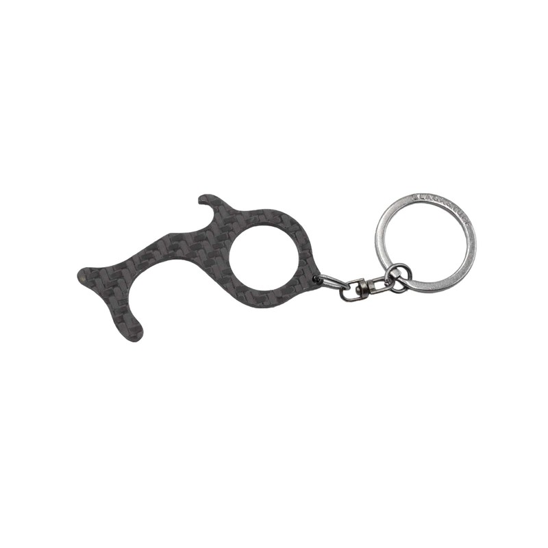 BlackStuff Genuine Carbon Fiber Contactless Door Hook Opener/Closer, Dolphin Magic
