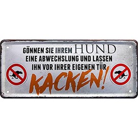 schilderkreis24 - Funny Saying Gönnen Sie Ihrem Hund eine Varislung Decorative Dog Door Sign Door Sign Door Sign Entrance House Entrance Sign Gift Idea 28 x 12 cm